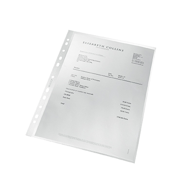 Leitz Prospekthülle Recycle DIN A4 transparent 100 St./Pack. Produktbild