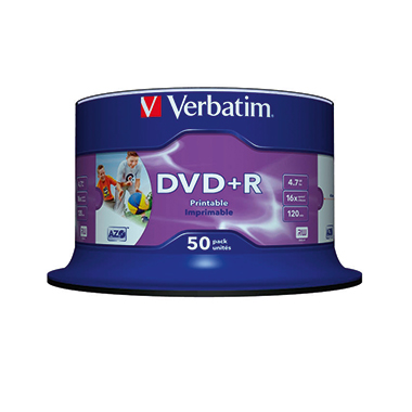 Verbatim DVD+R Spindel 50 St./Pack. Produktbild