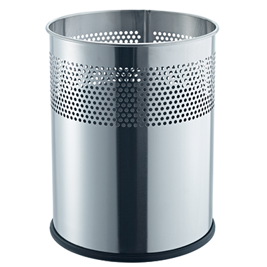 helit Papierkorb the dot Edelstahl