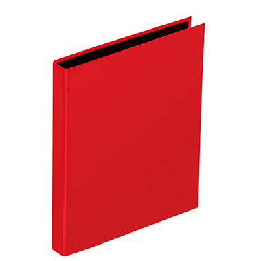 PAGNA Ringbuch Basic Colours DIN A4 4 Ringe, Rundmechanik rot Produktbild