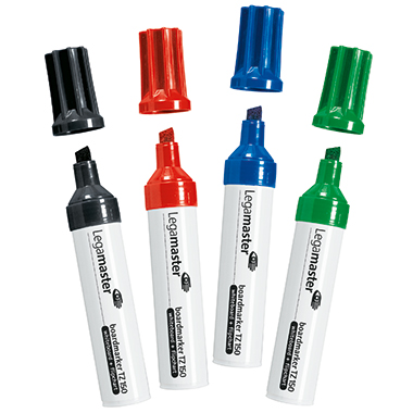Legamaster Whiteboard-/Flipchartmarker TZ 150 4 St./Pack. rot, blau, grün, schwarz Produktbild pa_produktabbildung_1 L