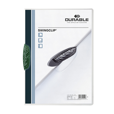 DURABLE Klemmmappe SWINGCLIP® grün Produktbild