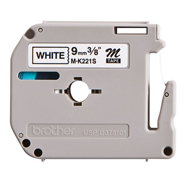 Brother Schriftbandkassette P-touch M-K221S 9 mm x 4 m (B x L) Produktbild pa_produktabbildung_1 L