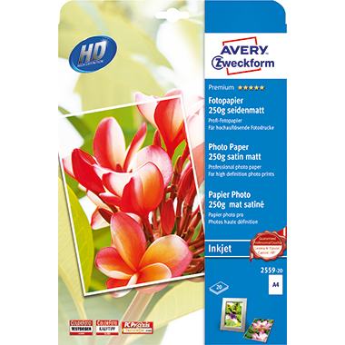 Avery Zweckform Fotopapier Premium 20 Bl./Pack. Produktbild pa_produktabbildung_1 L