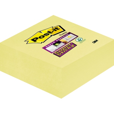 Post-it® Haftnotizwürfel Super Sticky gelb Produktbild