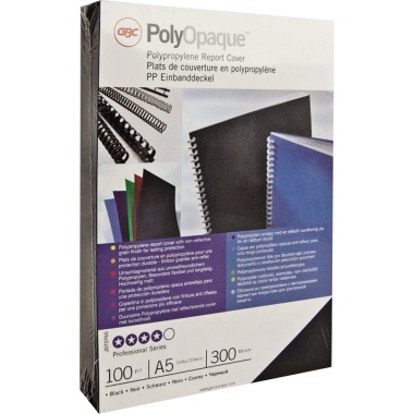 GBC® Deckblattfolie PolyOpaque™ 100 St./Pack. weiß Produktbild