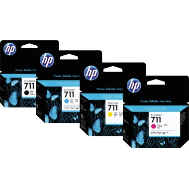 HP Tintenpatrone 711 gelb 3 St./Pack. Produktbild pa_produktabbildung_2 L