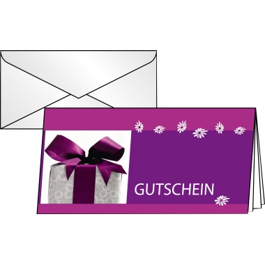 Sigel Faltkarte Gutschein Excitement