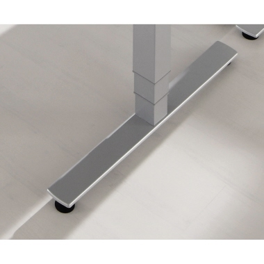 Hammerbacher Schreibtisch 1.200 x 630-1.270 x 800 mm (B x H x T) grau Produktbild pa_produktabbildung_2 L