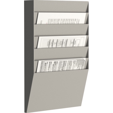 Paperflow Prospekthalter 31,1 x 50,2 x 7,9 cm (B x H x T) grau Produktbild