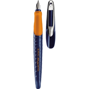 Herlitz Füllfederhalter my.pen M blau/orange Produktbild
