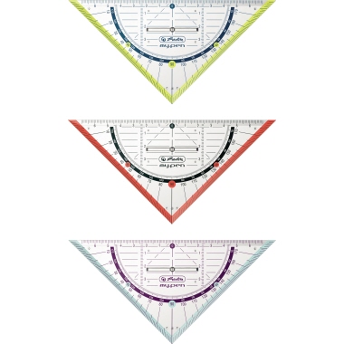 Herlitz Geometriedreieck my.pen mit Griff