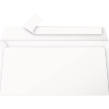Clairefontaine Briefumschlag Pollen® ohne Fenster DIN lang weiß Produktbild