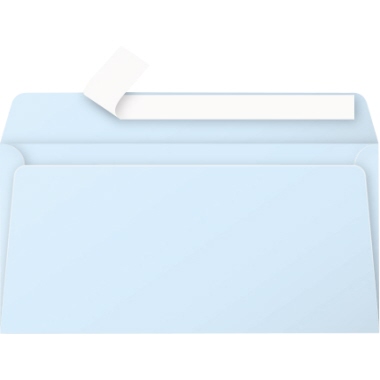 Clairefontaine Briefumschlag Pollen® ohne Fenster DIN lang blau Produktbild