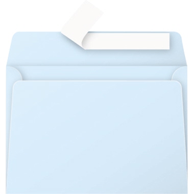 Clairefontaine Briefumschlag Pollen® ohne Fenster DIN C6 blau Produktbild