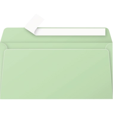 Clairefontaine Briefumschlag Pollen® ohne Fenster DIN lang grün Produktbild