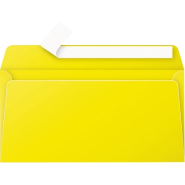 Clairefontaine Briefumschlag Pollen® ohne Fenster DIN lang sonne Produktbild