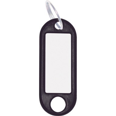WEDO® Schlüsselanhänger 100 St./Pack. schwarz Produktbild