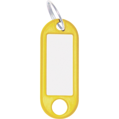 WEDO® Schlüsselanhänger 100 St./Pack. gelb Produktbild