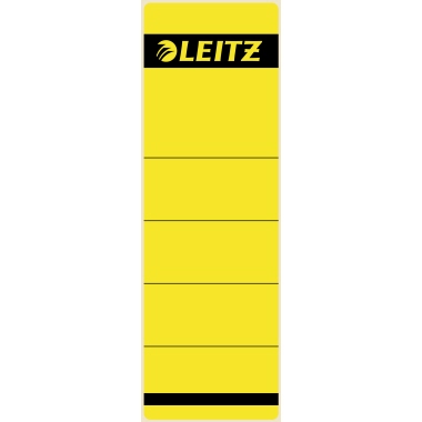 Leitz Ordnerrückenetikett breit/kurz 10 Etik./Pack. gelb Produktbild