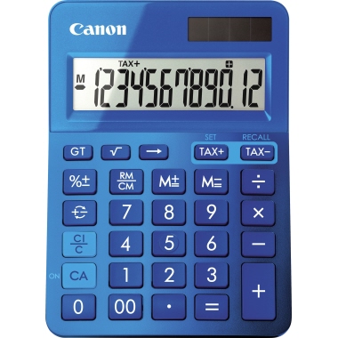 Canon Taschenrechner LS-123K blau metallic Produktbild