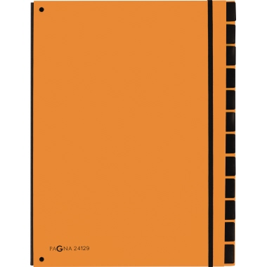 PAGNA Pultordner TREND 12 Fächer orange Produktbild