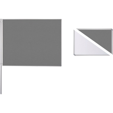 Ultradex Anbauelement Tafel 150 x 120 cm (B x H) grau Produktbild