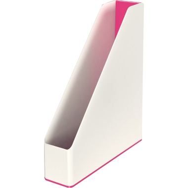 Leitz Stehsammler WOW Duo Colour pink/weiß Produktbild