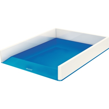Leitz Briefablage WOW Duo Colour blau/weiß Produktbild