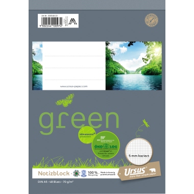 Ursus® Notizblock Green