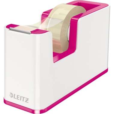 Leitz Tischabroller WOW Duo Colour pink/weiß Produktbild