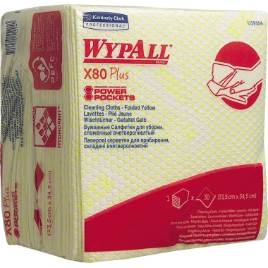 WYPALL* Wischtuch X80 Plus gelb Produktbild
