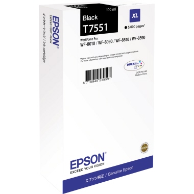Epson Tintenpatrone T7551 schwarz Produktbild pa_produktabbildung_1 L