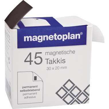 magnetoplan® Magnetplatte TAKKIS 30 x 20 mm (B x H) 45 St./Pack. Produktbild pa_produktabbildung_1 L