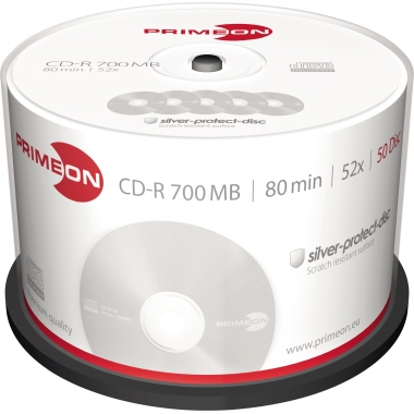 PRIMEON CD-R Spindel 50 St./Pack. Produktbild pa_produktabbildung_1 L
