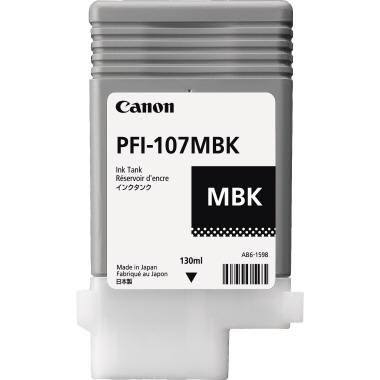 Canon Tintenpatrone PFI-107MBK schwarz matt Produktbild pa_produktabbildung_1 L