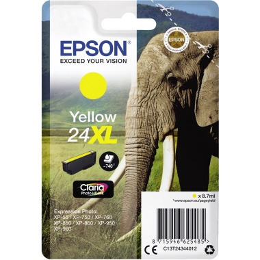 Epson Tintenpatrone 24XL gelb