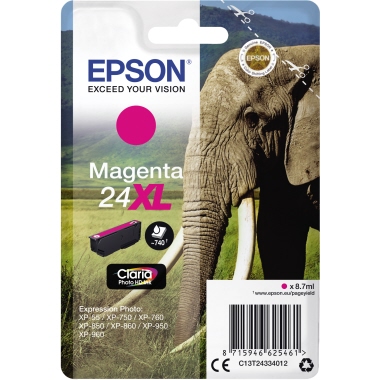 Epson Tintenpatrone 24XL magenta