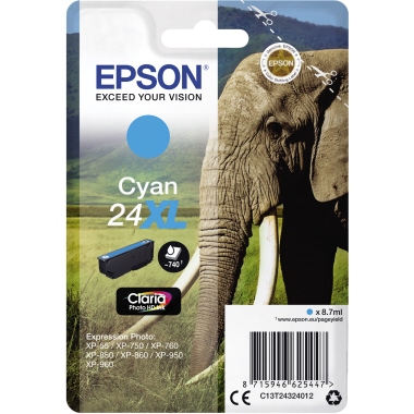 Epson Tintenpatrone 24XL cyan