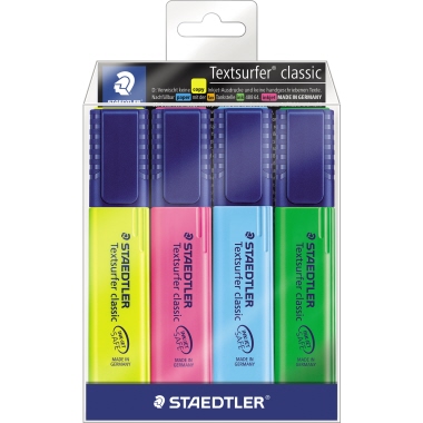 STAEDTLER® Textmarker Textsurfer® classic 364 4 St./Pack. Produktbild pa_produktabbildung_1 L