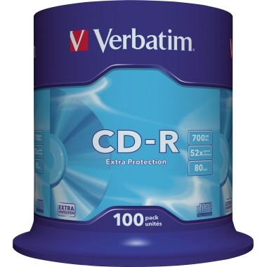 Verbatim CD-R Spindel 100 St./Pack. Produktbild pa_produktabbildung_1 L