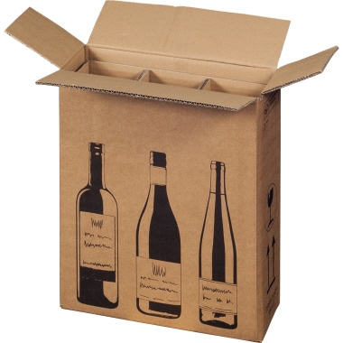smartboxpro Versandkarton 3 Flaschen 10 St./Pack. Produktbild pa_produktabbildung_1 L