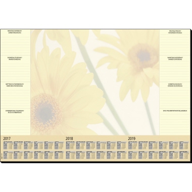 Sigel Schreibunterlage Design Wochenplan