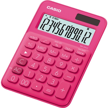CASIO® Tischrechner MS-20UC rot Produktbild