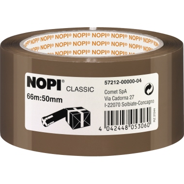 NOPI® Packband Classic 50 mm x 66 m (B x L) braun Produktbild