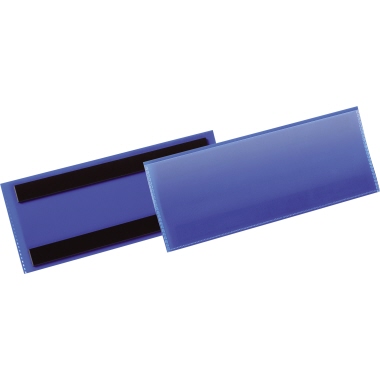 DURABLE Etikettenhülle 21 x 7,4 cm (B x H) dunkelblau Produktbild