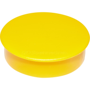 Soennecken Magnet rund 38 mm 2,5 kg gelb Produktbild