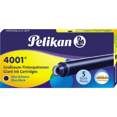 Pelikan Tintenpatrone 4001 GTP/5 nicht löschbar blau/schwarz Produktbild