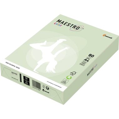 MAESTRO® Multifunktionspapier Color Pastell DIN A4 grün Produktbild