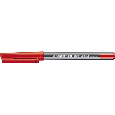 STAEDTLER® Einwegkugelschreiber stick 430 rot Produktbild